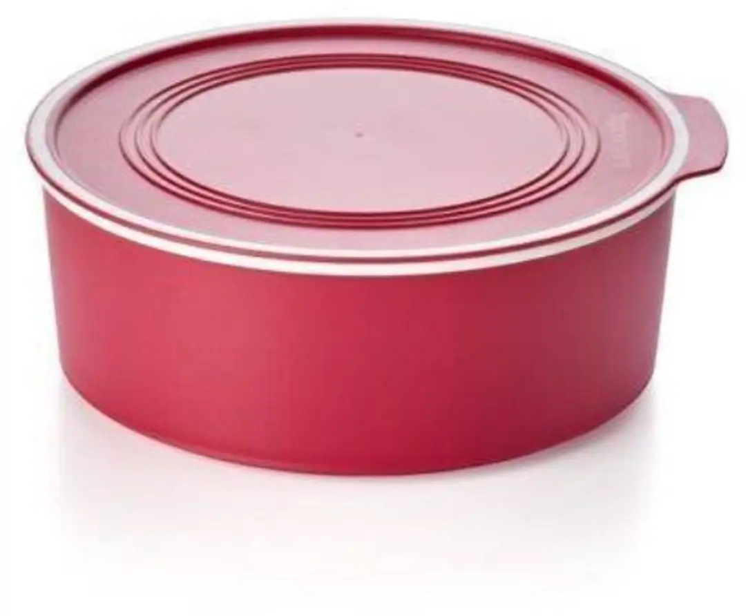 Tupperware ClickPlus Koektrommel Cerise Rood