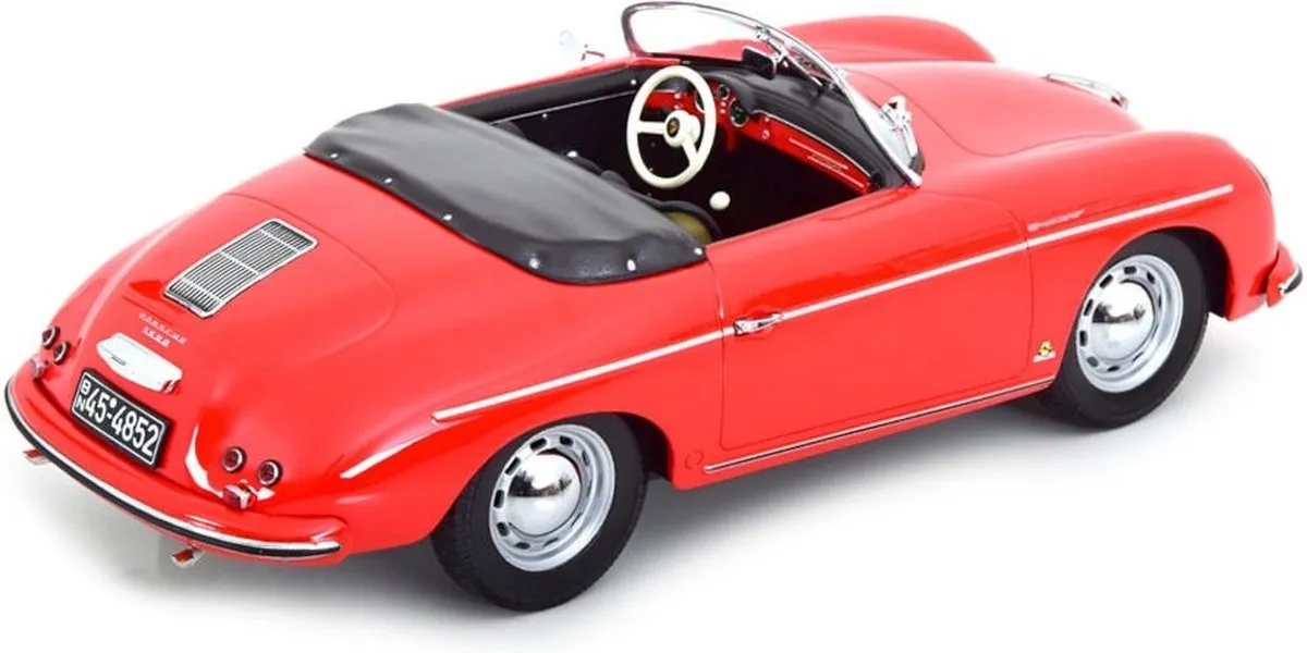 Porsche 356 Speedster 1954 - 1:18 Modelauto - Rood