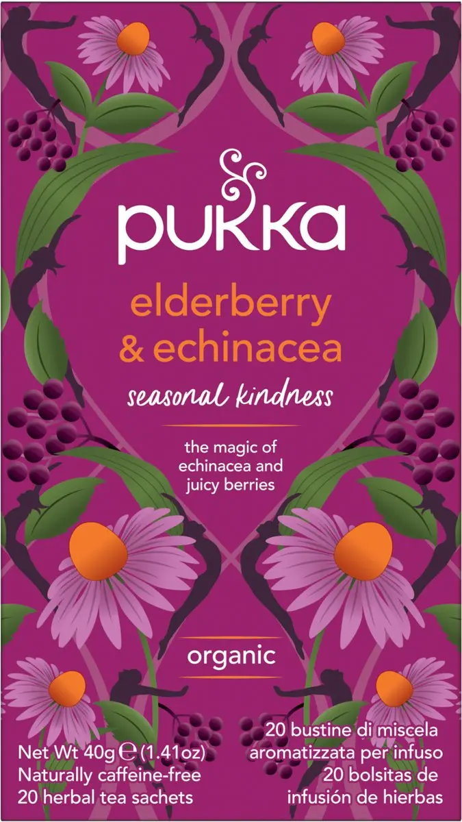 Pukka Elderberry & Echinacea Biologische Kruidenthee 20 Zakjes