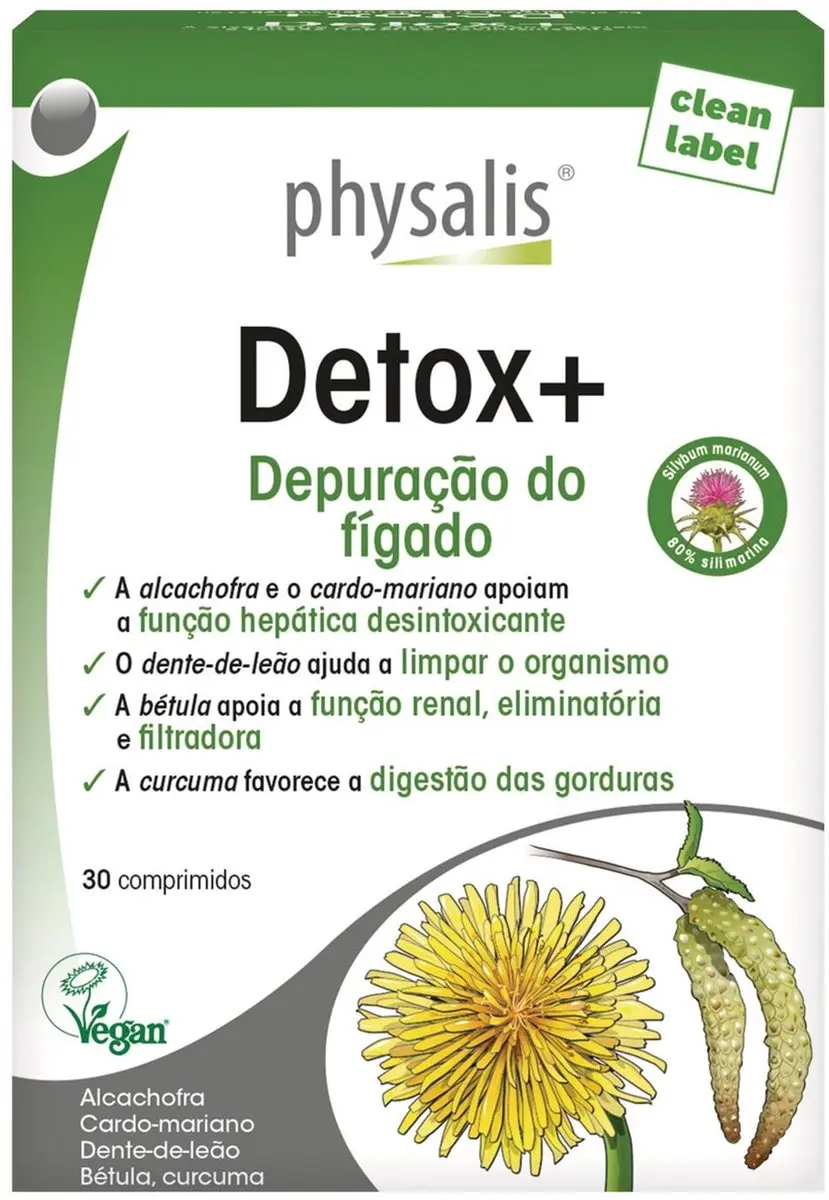 Physalis Detox+ Tabletten - 30 Stuks