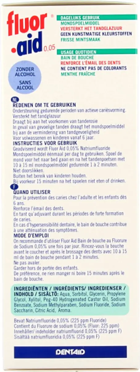 FluorAid 0.05 Mondwater 500ml
