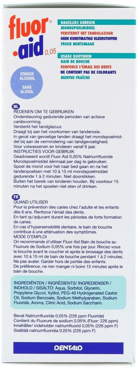 FluorAid 0.05 Mondwater 500ml