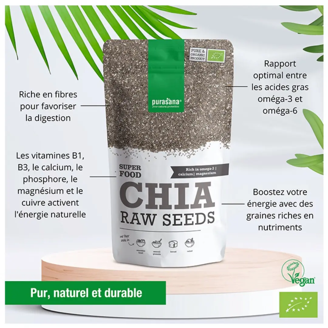 Purasana Chia Zaden Bio 200g