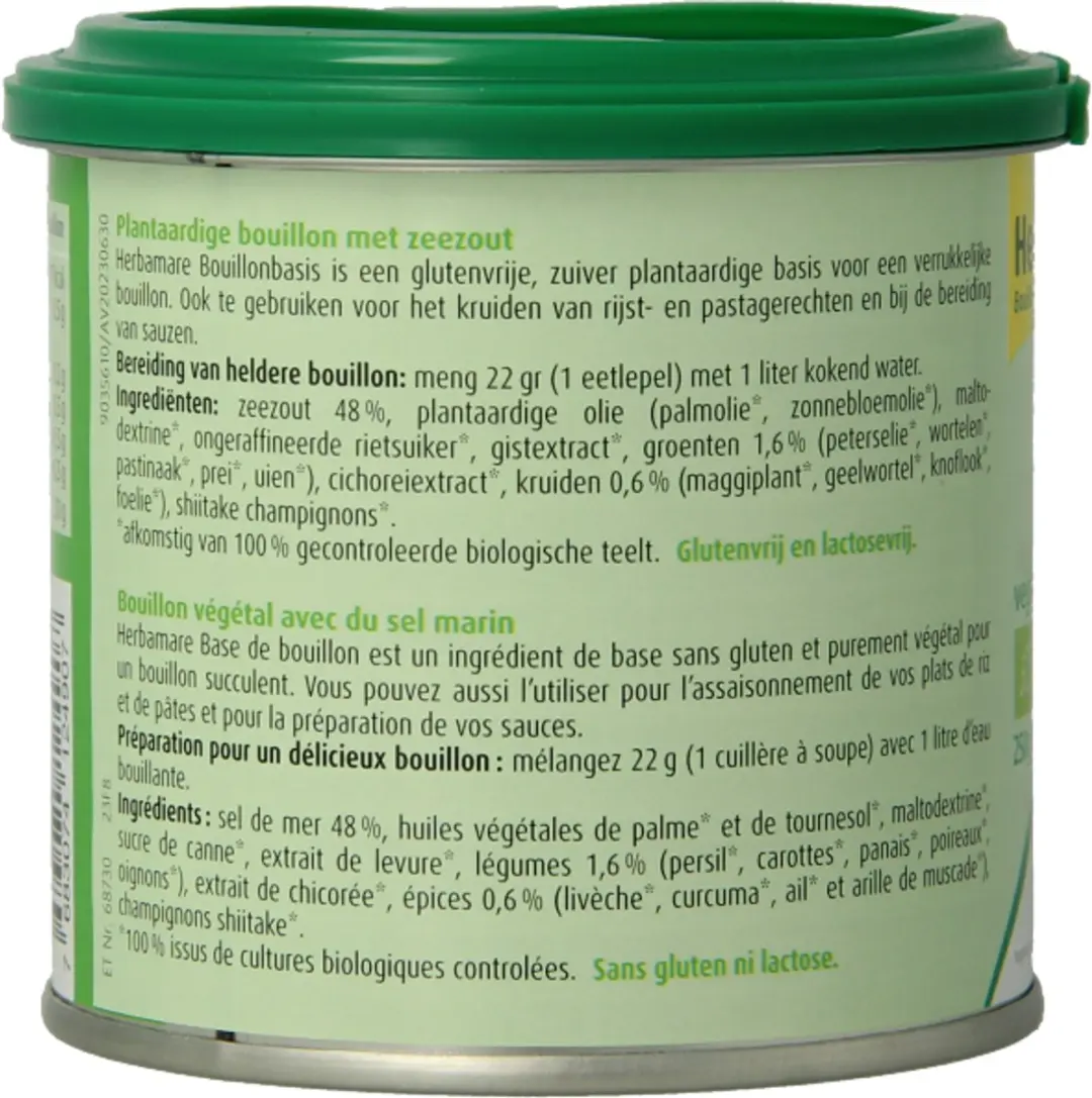 A.Vogel Herbamare Groentebouillon 250g