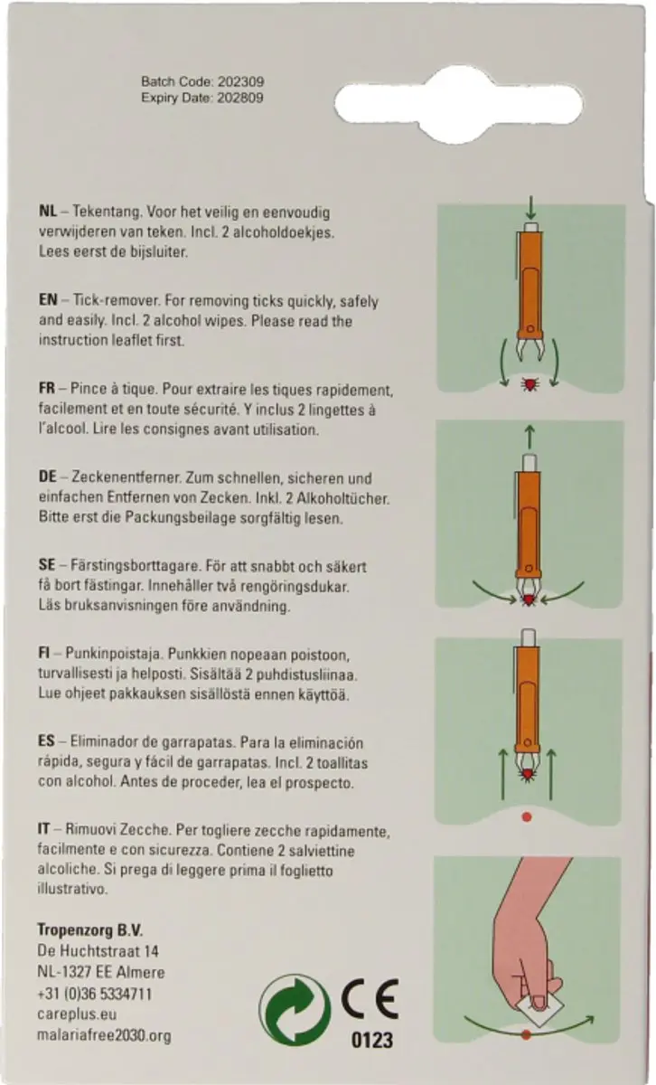Care Plus Tick Out Tekenpincet - afbeelding 3 van 6