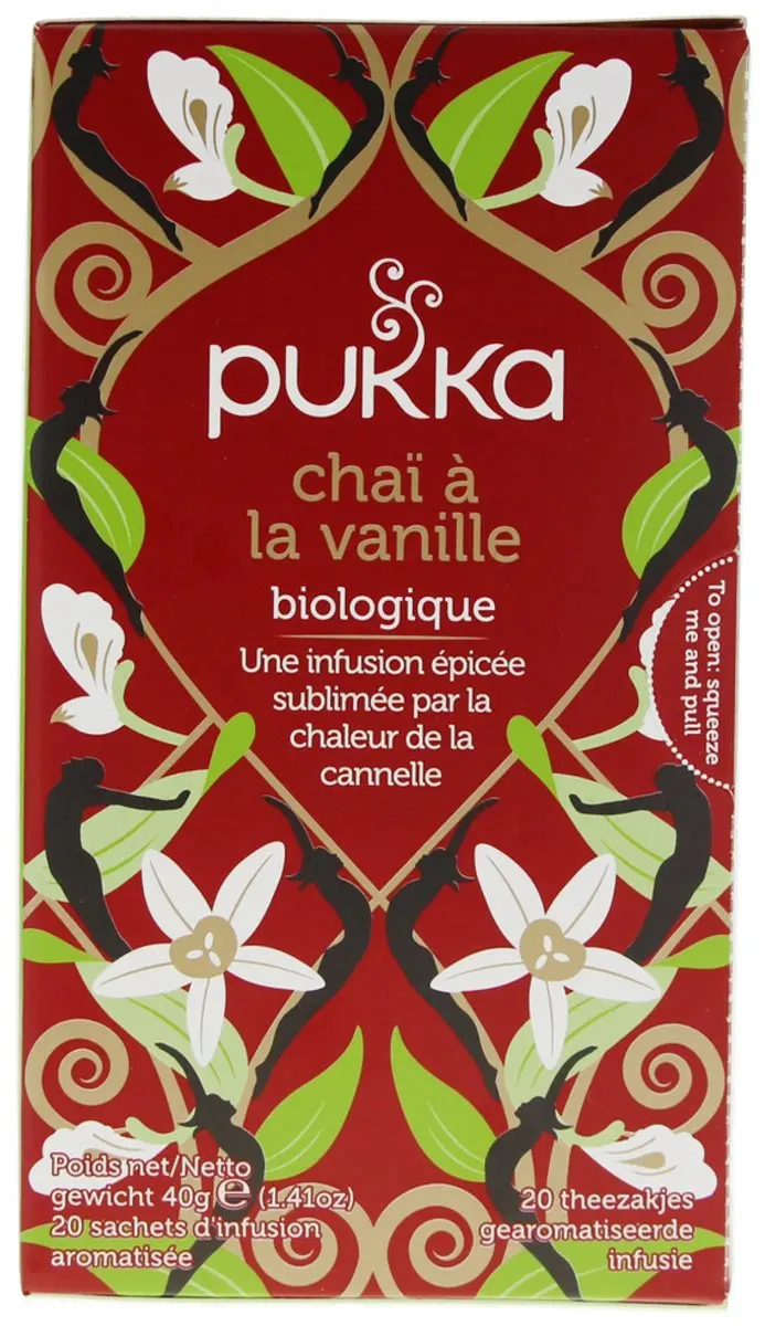 Pukka Vanilla Chai Biologische Thee 20 Zakjes