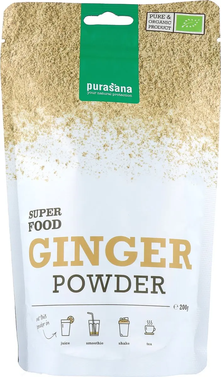 Purasana Gemberpoeder Bio 200g