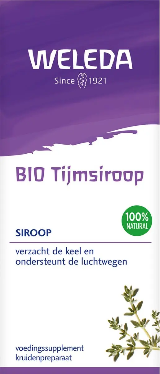 Weleda Bio Tijmsiroop 200ml