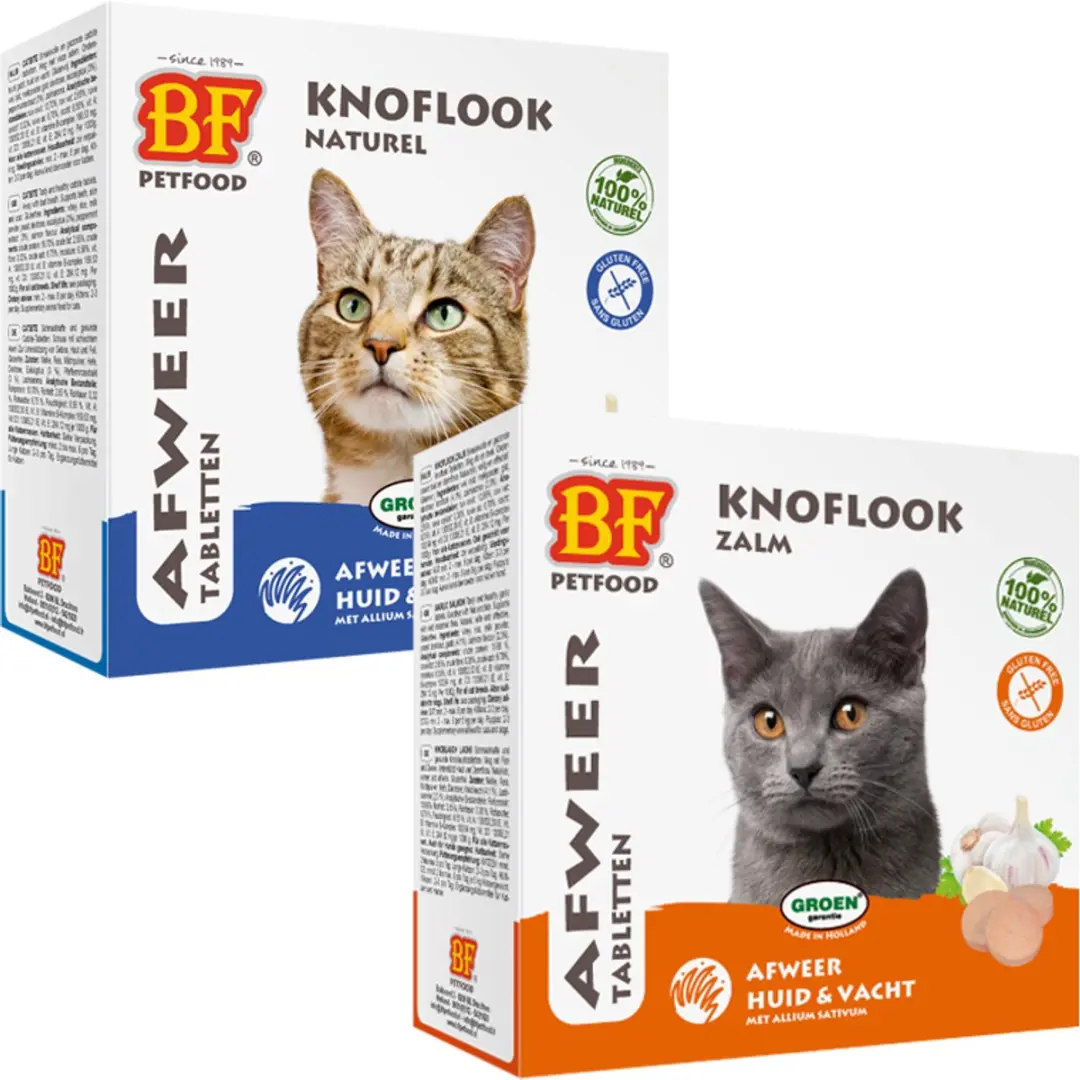 BF Petfood Kattensnoepjes Zalm & Knoflook - 100 Stuks