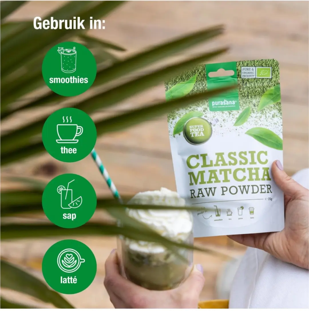 Purasana Matcha Classic Poeder Bio 75g