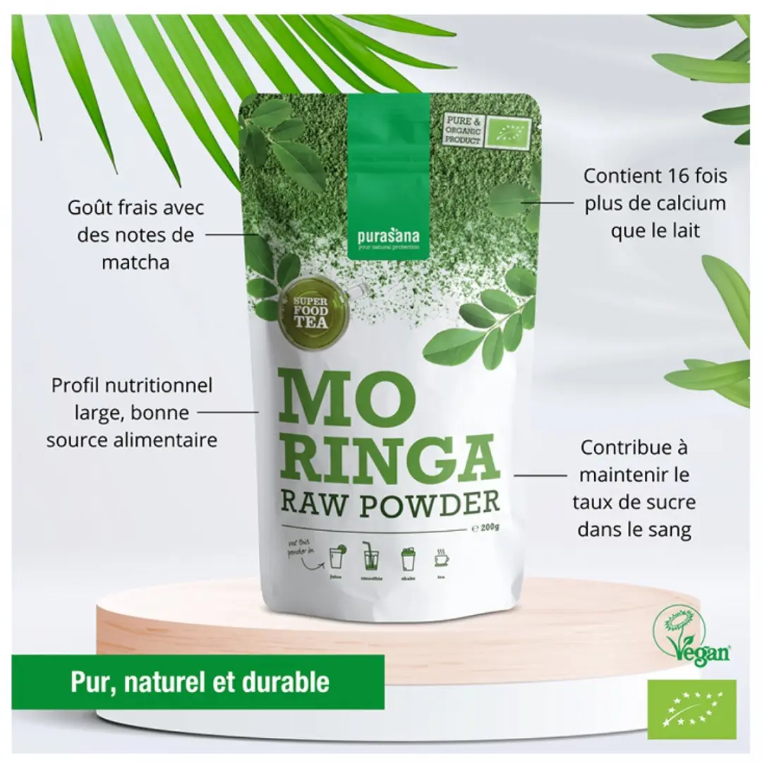 Purasana Moringa Poeder Bio 200g