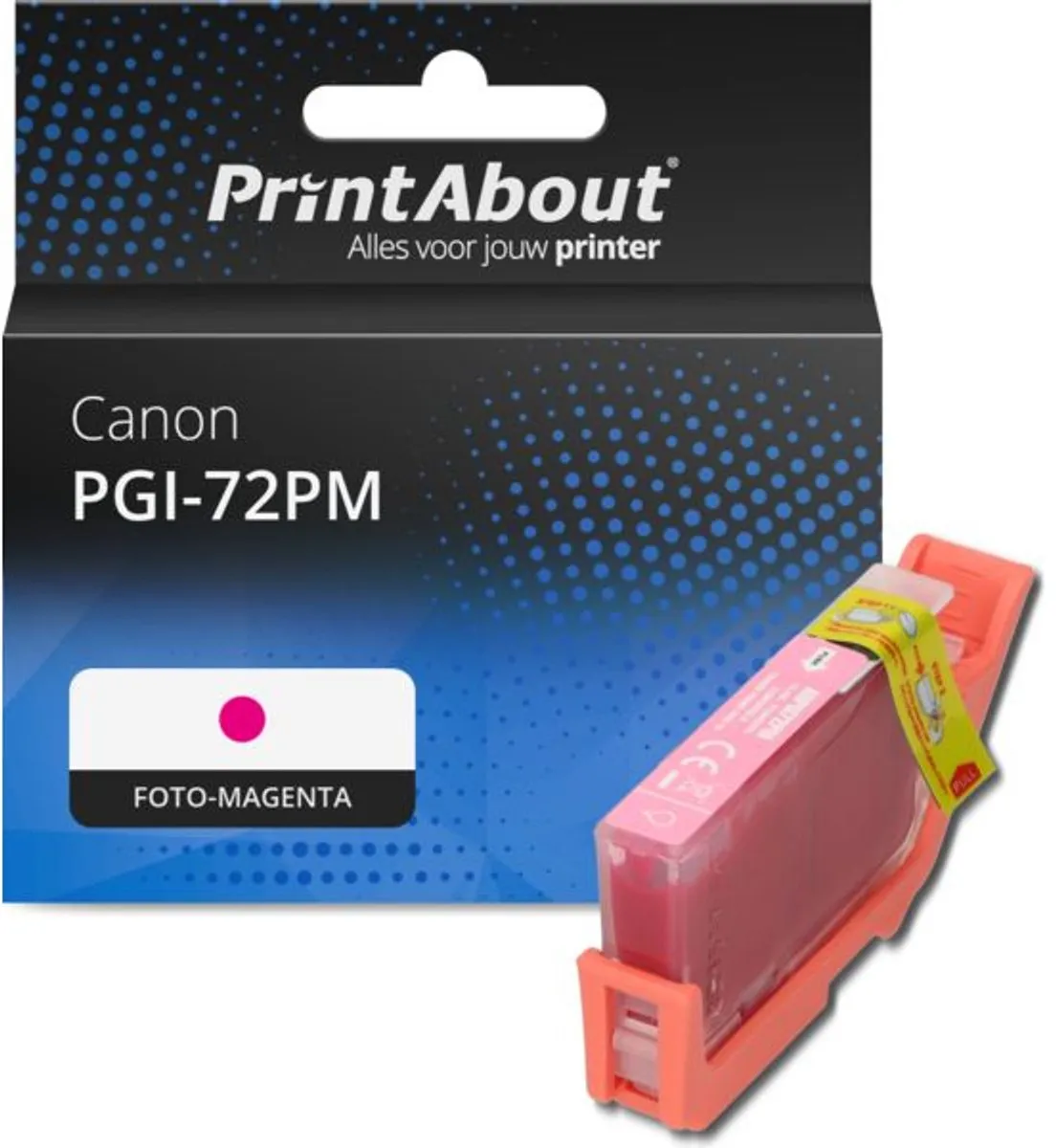 PrintAbout PGI-72PM Inktcartridge Foto-magenta