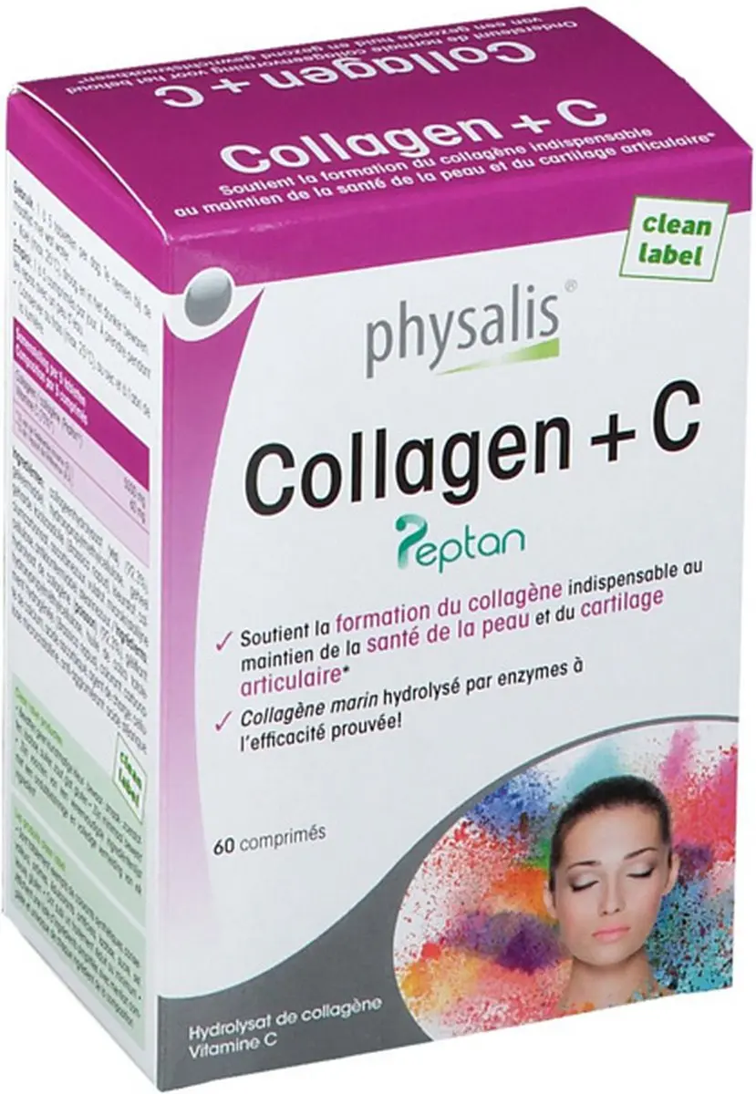 Physalis Collagen + C 60 Tabletten - 60 stuks