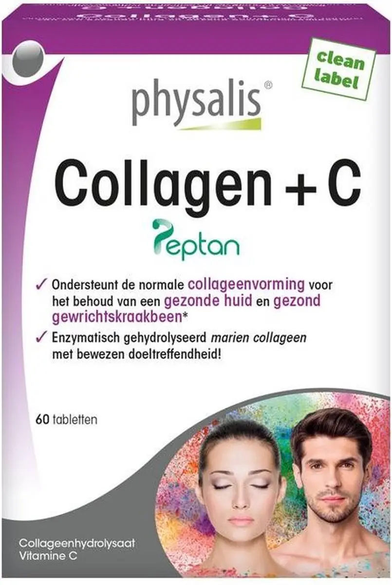 Physalis Collagen + C 60 Tabletten - 60 stuks