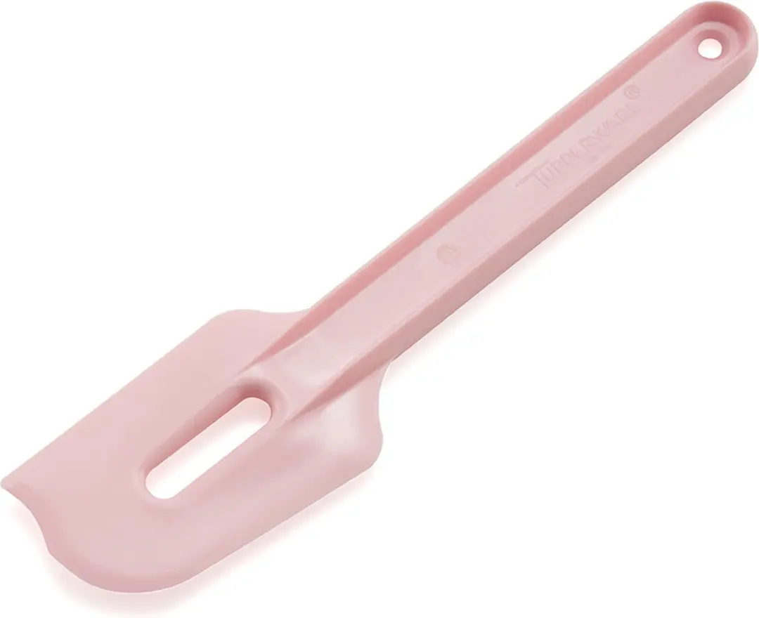 Tupperware Vintage Spatel Roze Pannenlikker