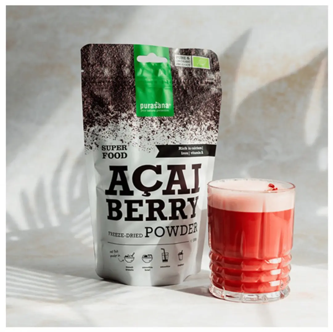 Purasana Acai Berry Poeder Biologisch 100g