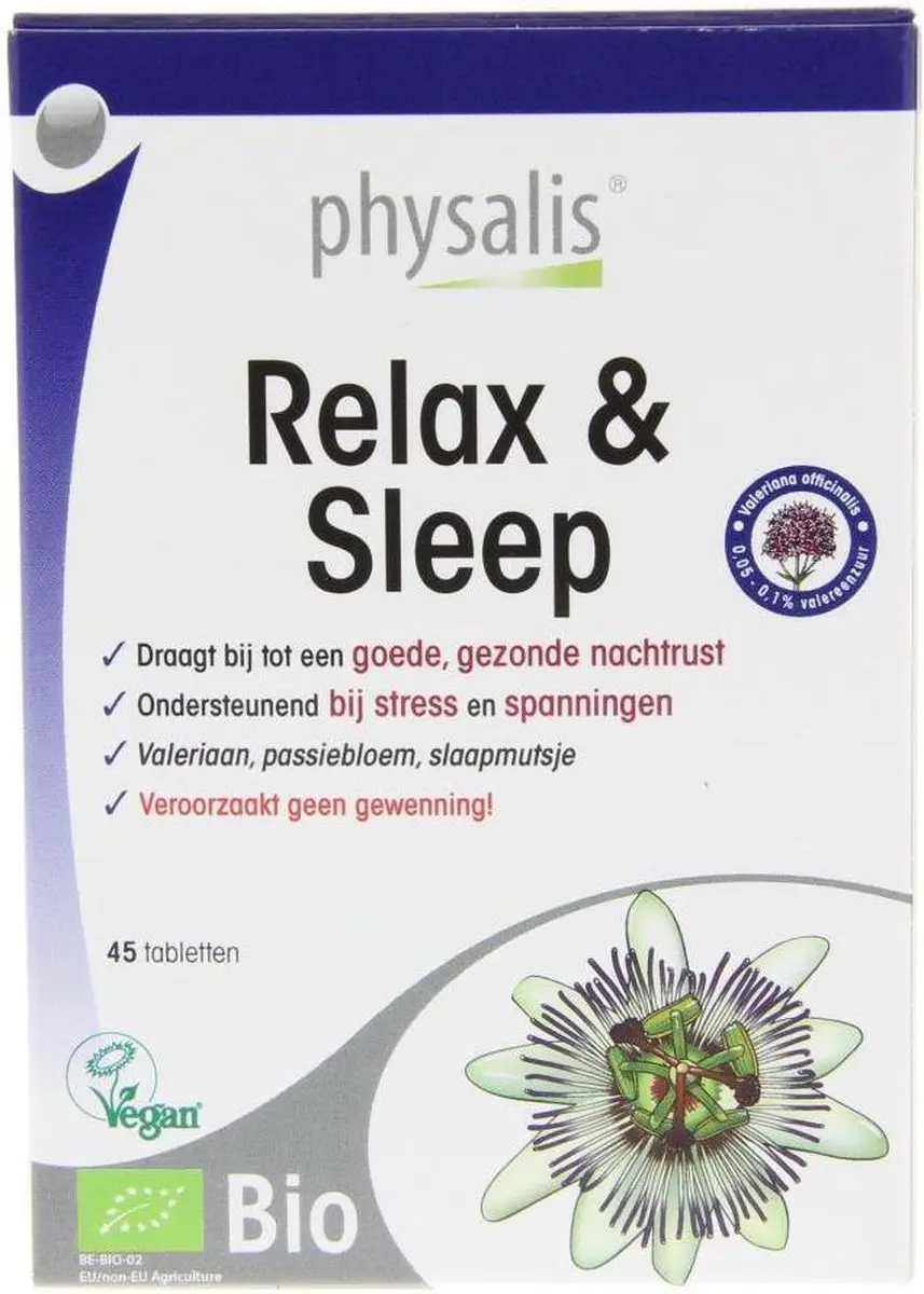 Physalis Relax & Sleep Bio 45 Tabletten