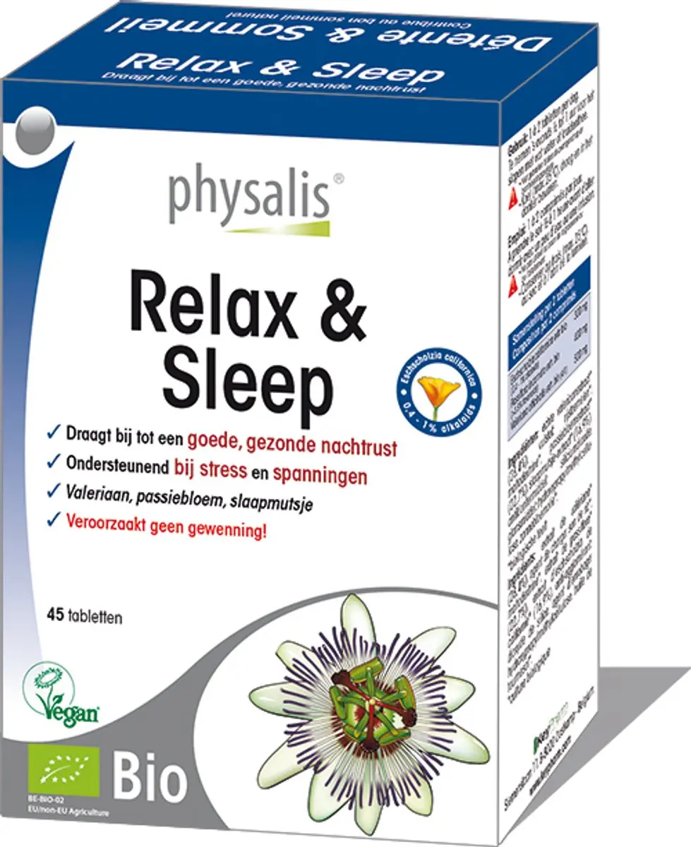 Physalis Relax & Sleep Bio 45 Tabletten