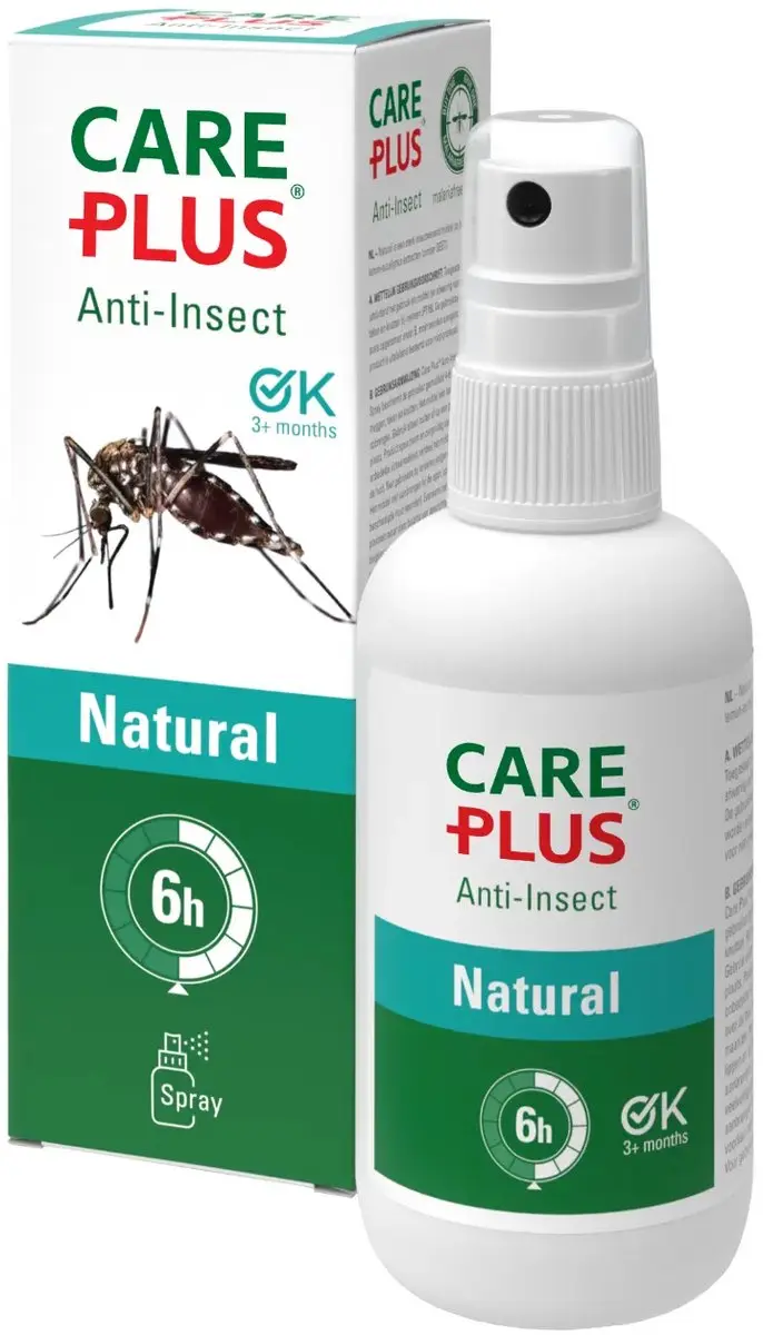 Care Plus Anti-Insect Natural Spray 100ml - Muggen/Teken