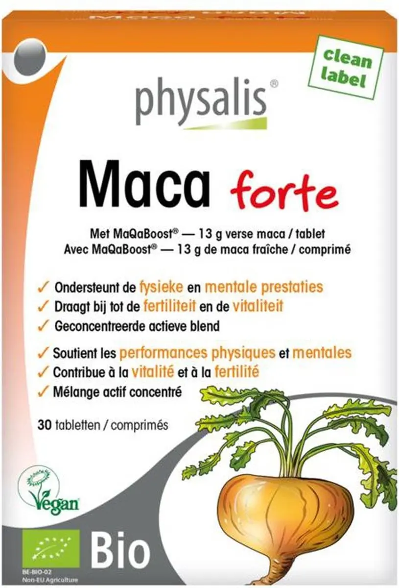 Physalis Maca forte bio 30 Tabletten