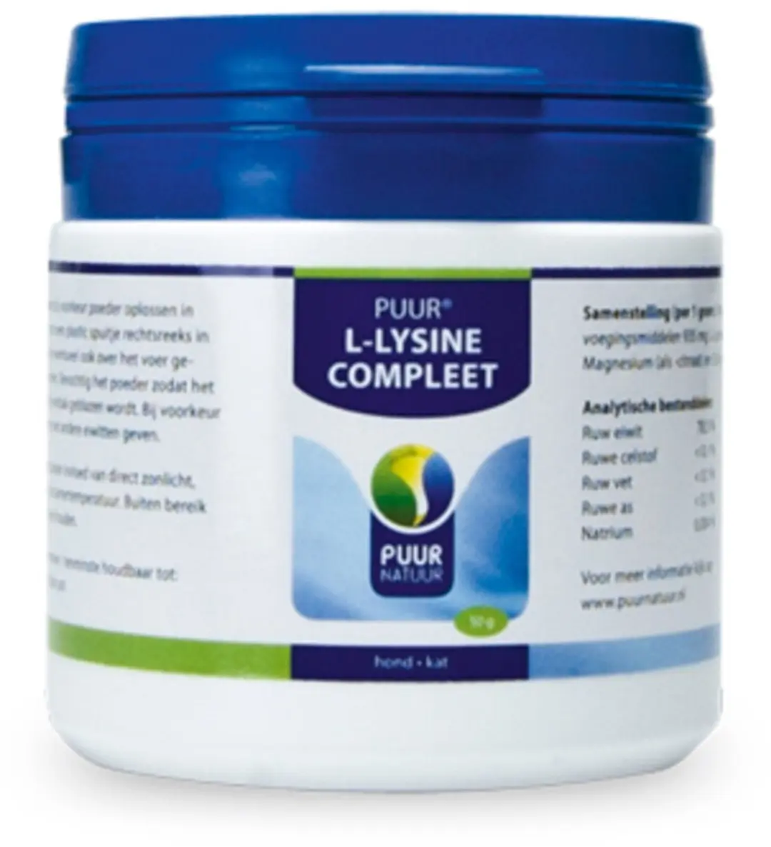 Puur L-Lysine Compleet Hond & Kat 50g