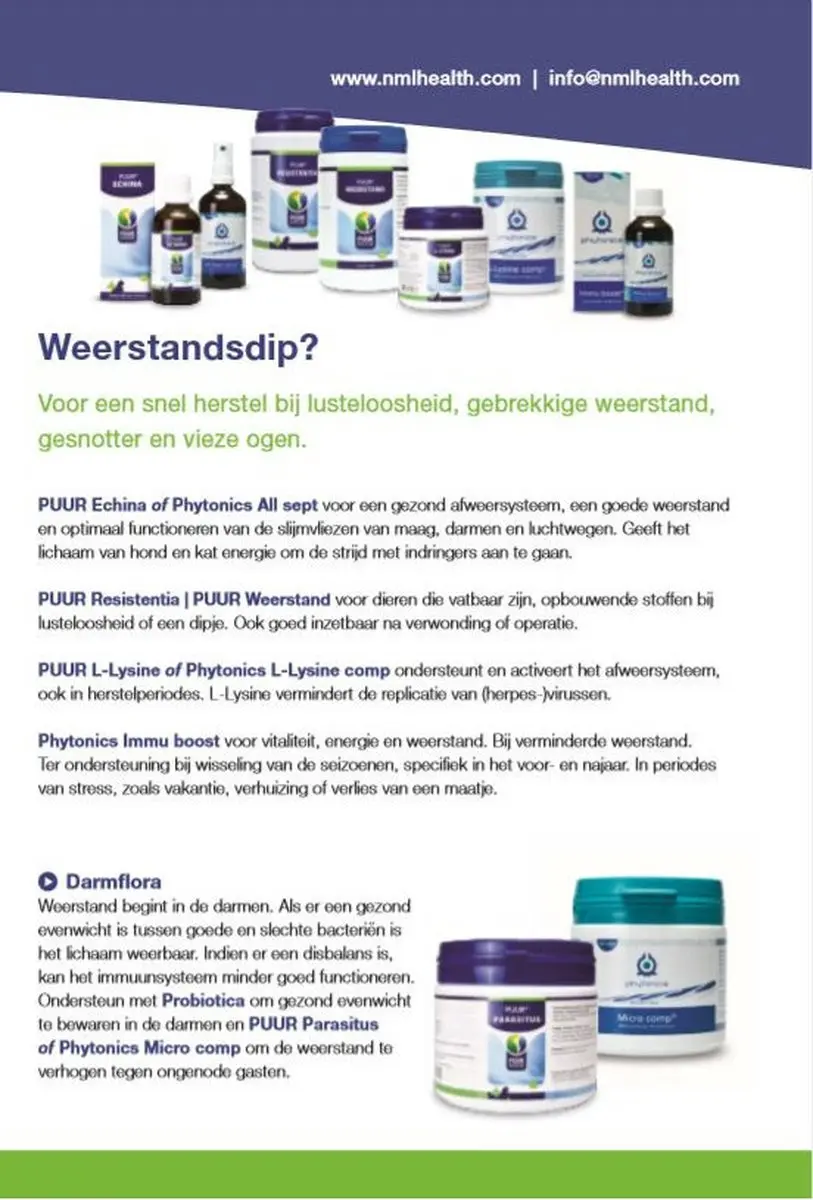 Puur L-Lysine Compleet Hond & Kat 50g