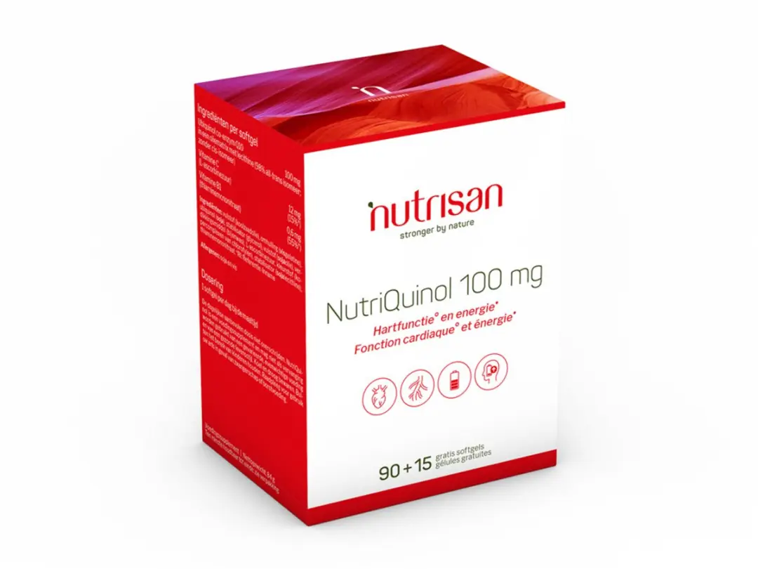 Nutrisan Nutriquinol 100mg Softgels - 90+15 Stuks