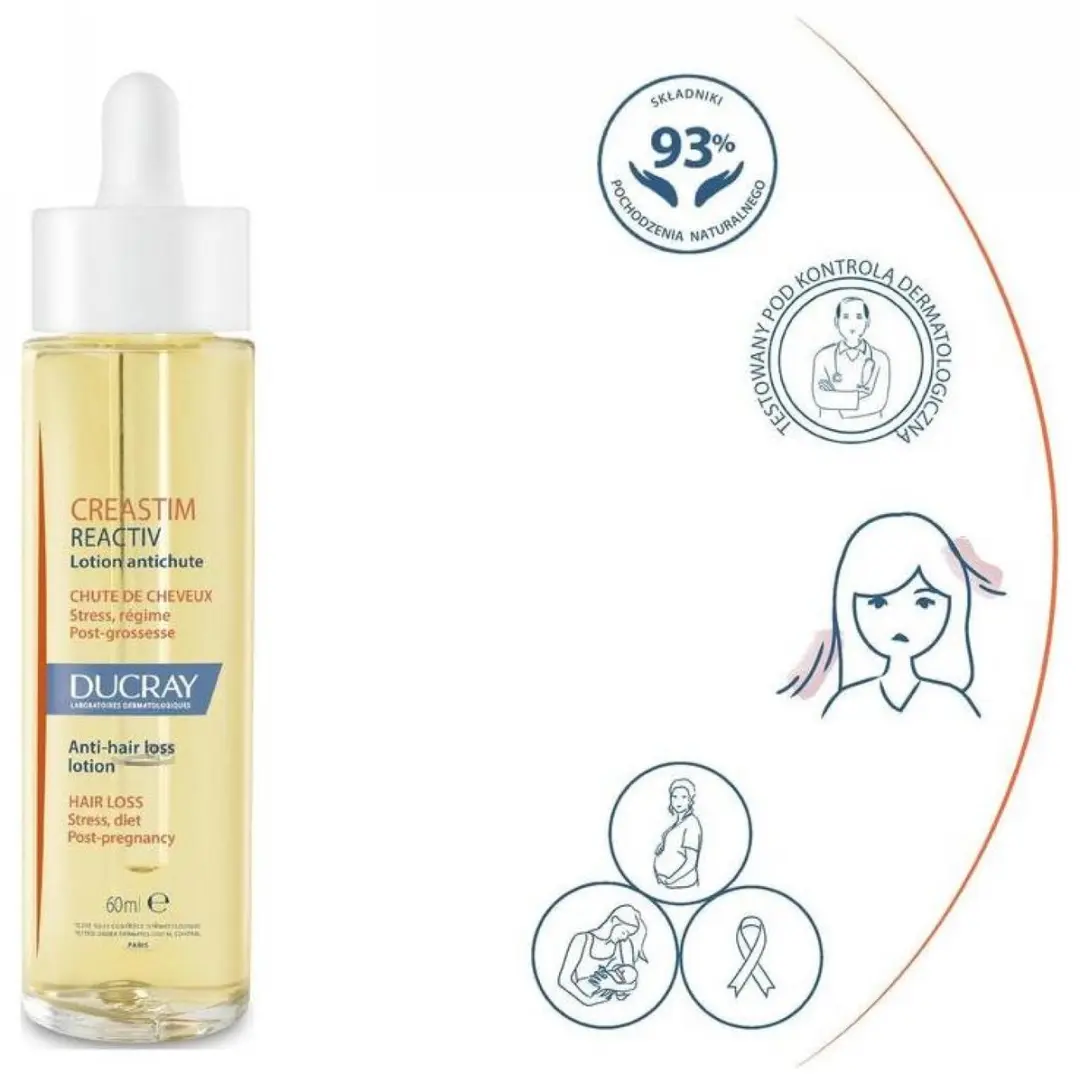 Ducray Creastim Reactiv Haaruitval Lotion 60ml