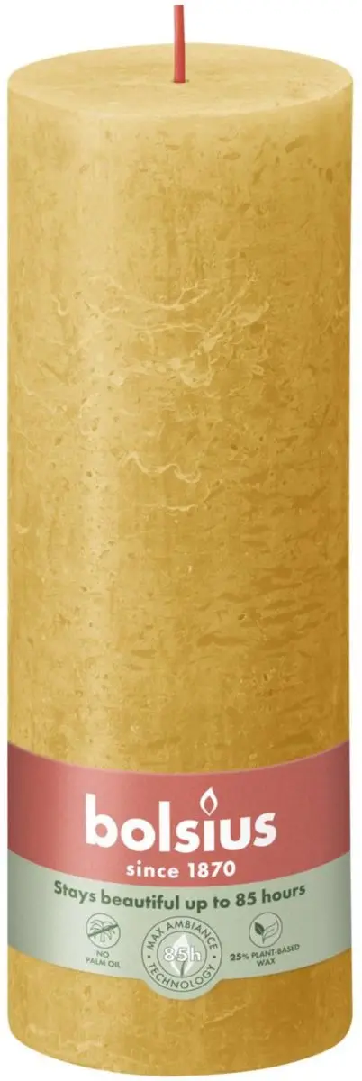 Bolsius Stompkaars Honeycomb Yellow Ø68mm
