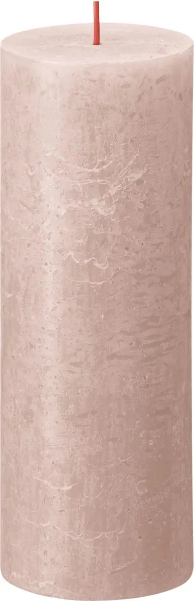 Bolsius Stompkaars Rustiek Misty Pink 19cm
