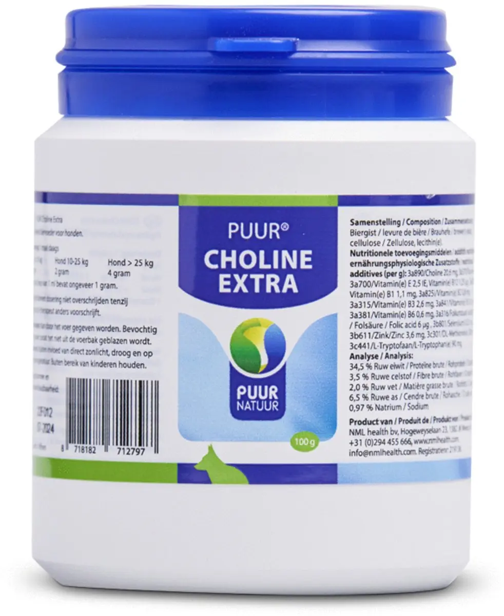 Puur Choline Extra Hondensnacks 100g