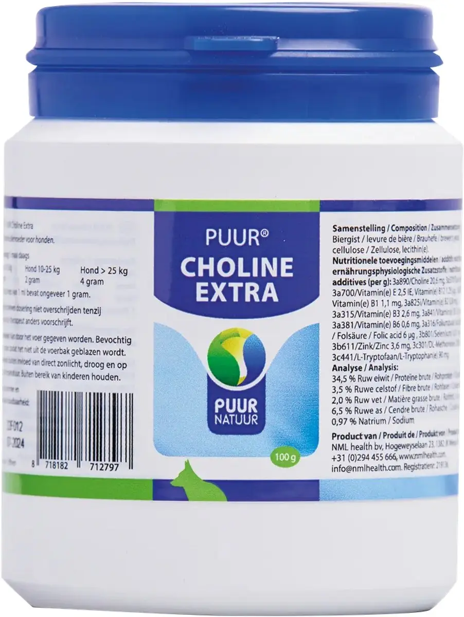 Puur Choline Extra Hondensnacks 100g