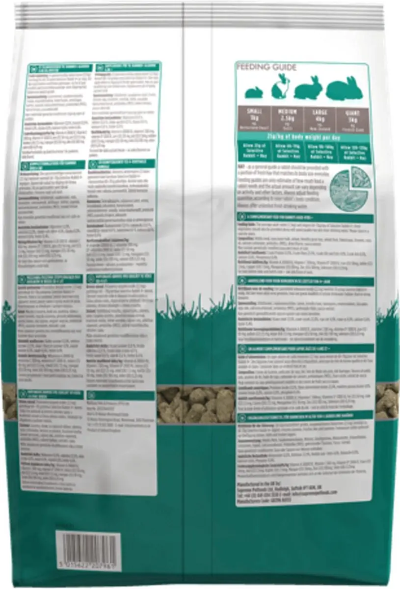 Supreme Selective Science Volwassen Konijnenvoer 1,5kg
