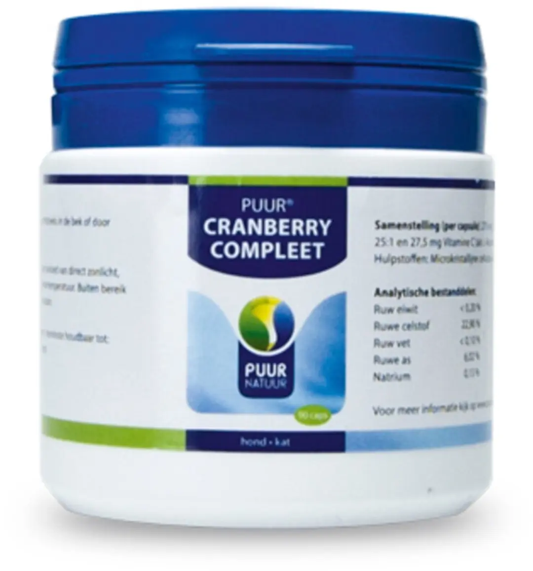 Puur Cranberry Compleet Voedingssupplement - 90 Caps