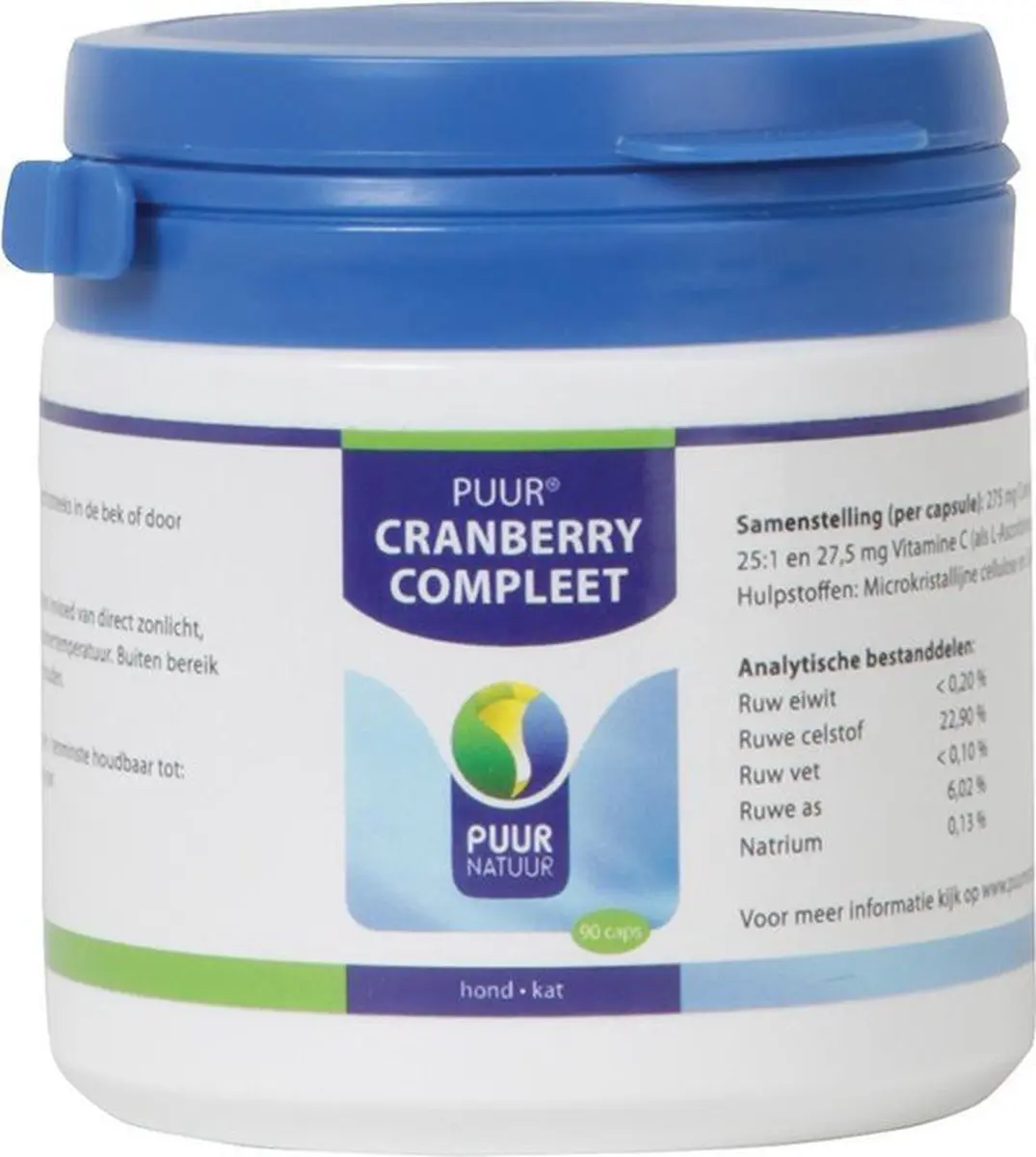 Puur Cranberry Compleet Voedingssupplement - 90 Caps