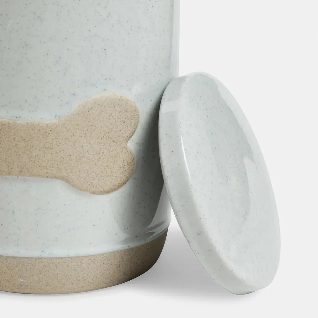Loberon Dose 2er Set Dolo - grijs/beige - afbeelding 4 van 5
