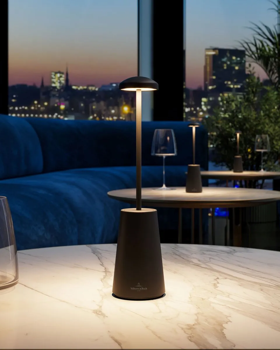Villeroy & Boch Siena Oplaadbare Tafellamp - Olijfgroen