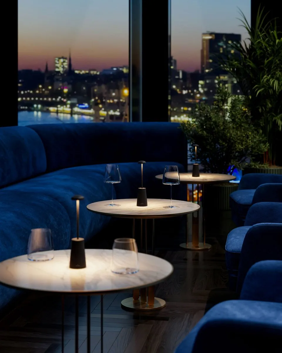 Villeroy & Boch Siena Oplaadbare Tafellamp - Olijfgroen