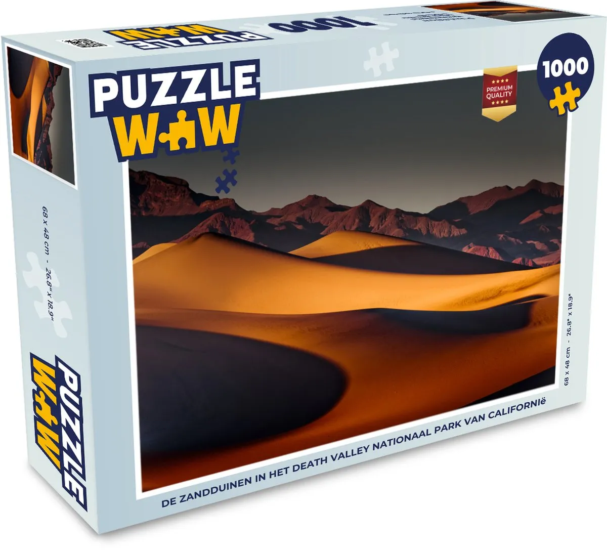 PuzzleWow Death Valley Legpuzzel 1000 Stuks - Multicolor