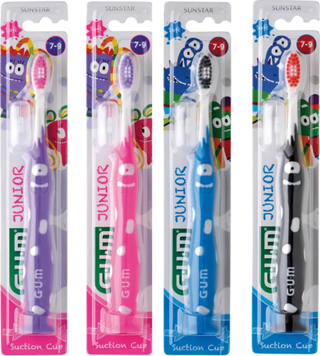 Gum Sunstar Junior 6+ Tandenborstel - Turkoois