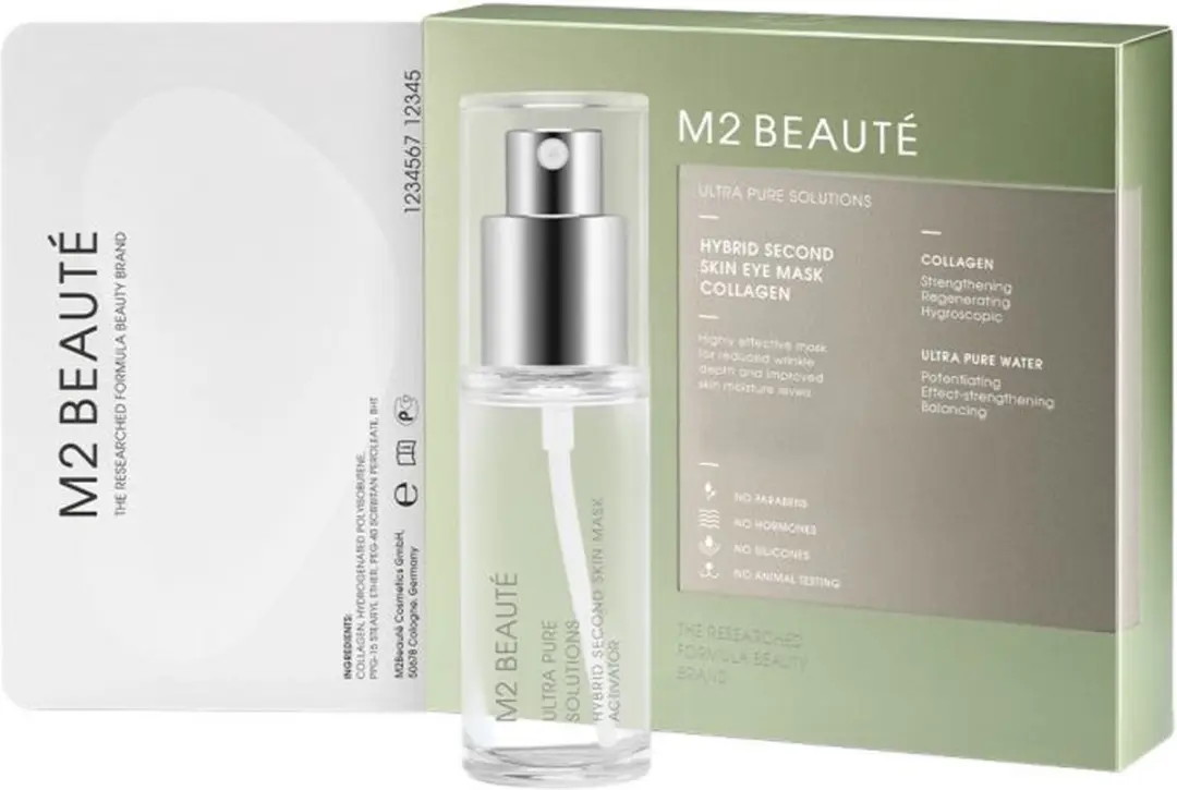 M2 Beauté Ultra Pure Hybrid Second Skin Oogmasker - 14ml