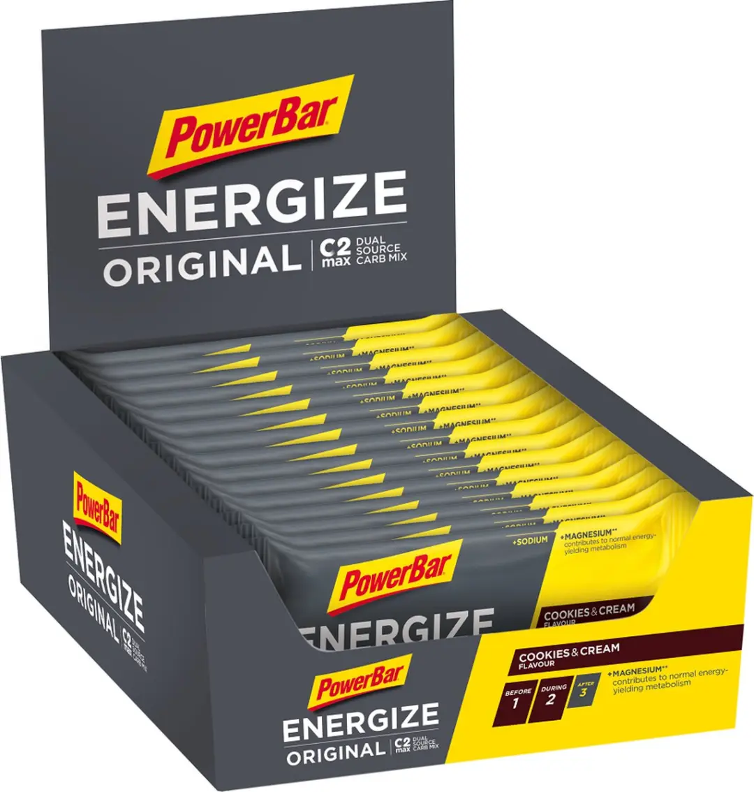 Powerbar Energize bar cookies & cream 55 Gram