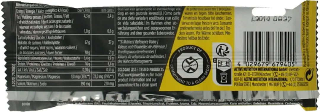 PowerBar Energize Cookies & Cream Reep - 15 Stuks - afbeelding 4 van 5