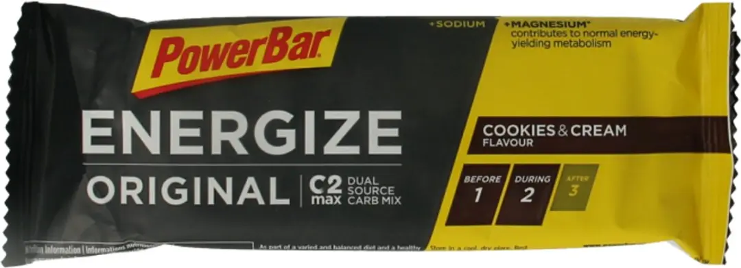 PowerBar Energize Cookies & Cream Reep - 15 Stuks - afbeelding 5 van 5
