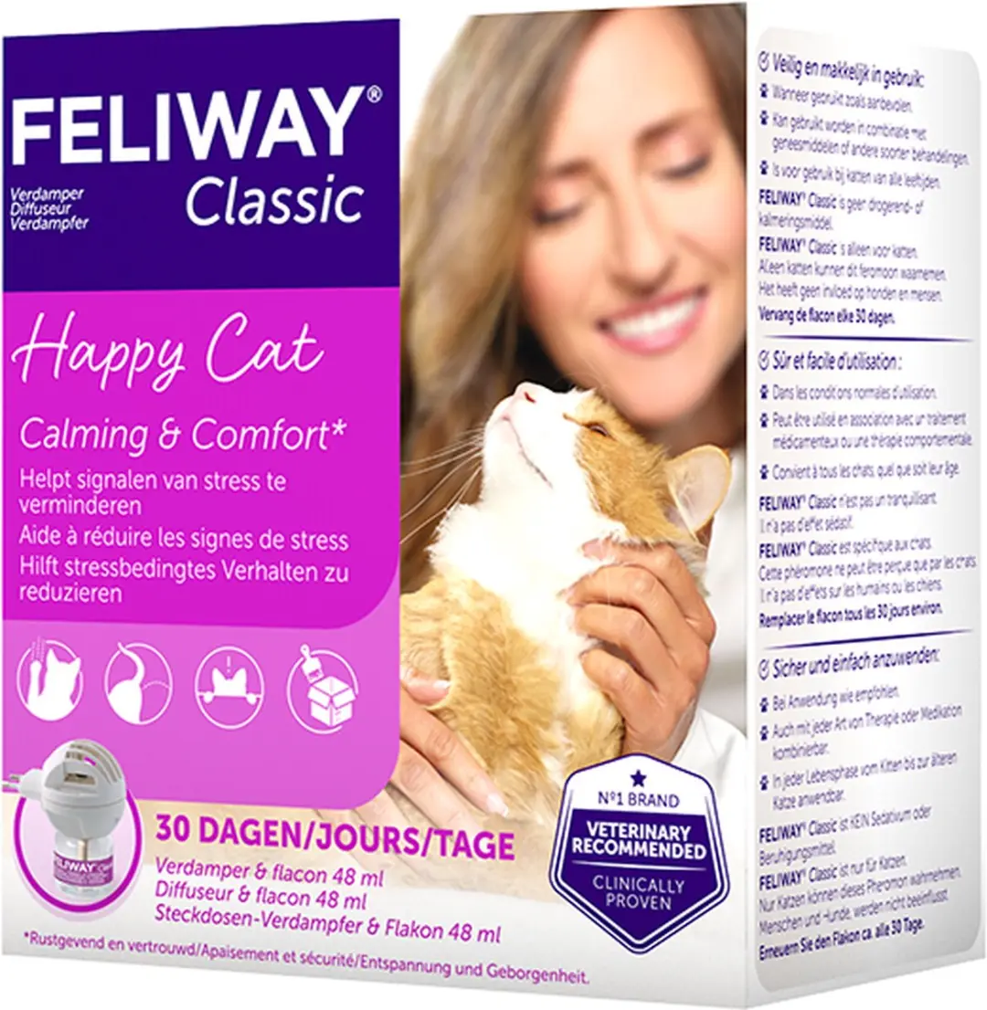 Feliway Classic Startset - Verdamper met Vulling 48ml