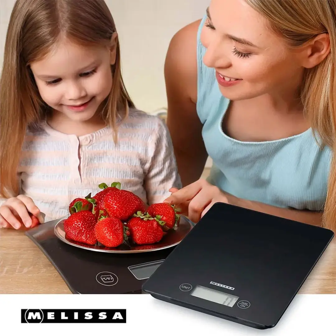 Melissa Keukenweegschaal 5kg - Zwart