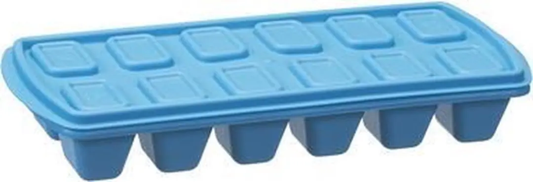 Plast Team IJsblokjesvorm 12 Stuks - Blauw