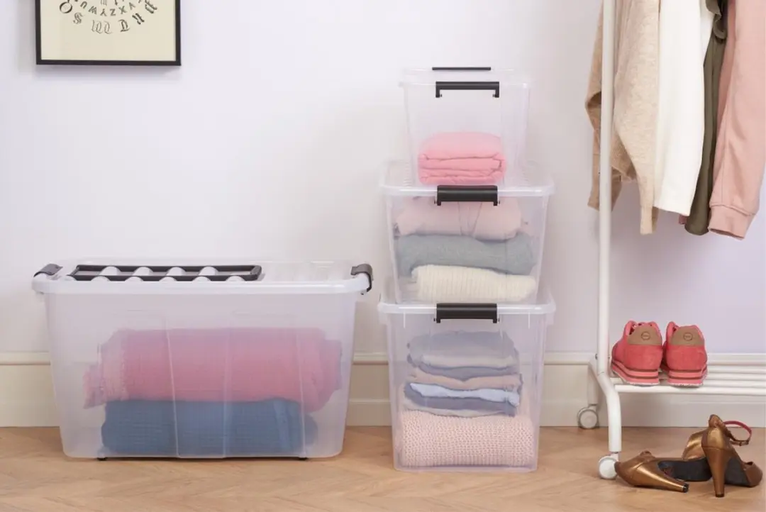 Plast Team Home Box 40L - Transparant Grijs