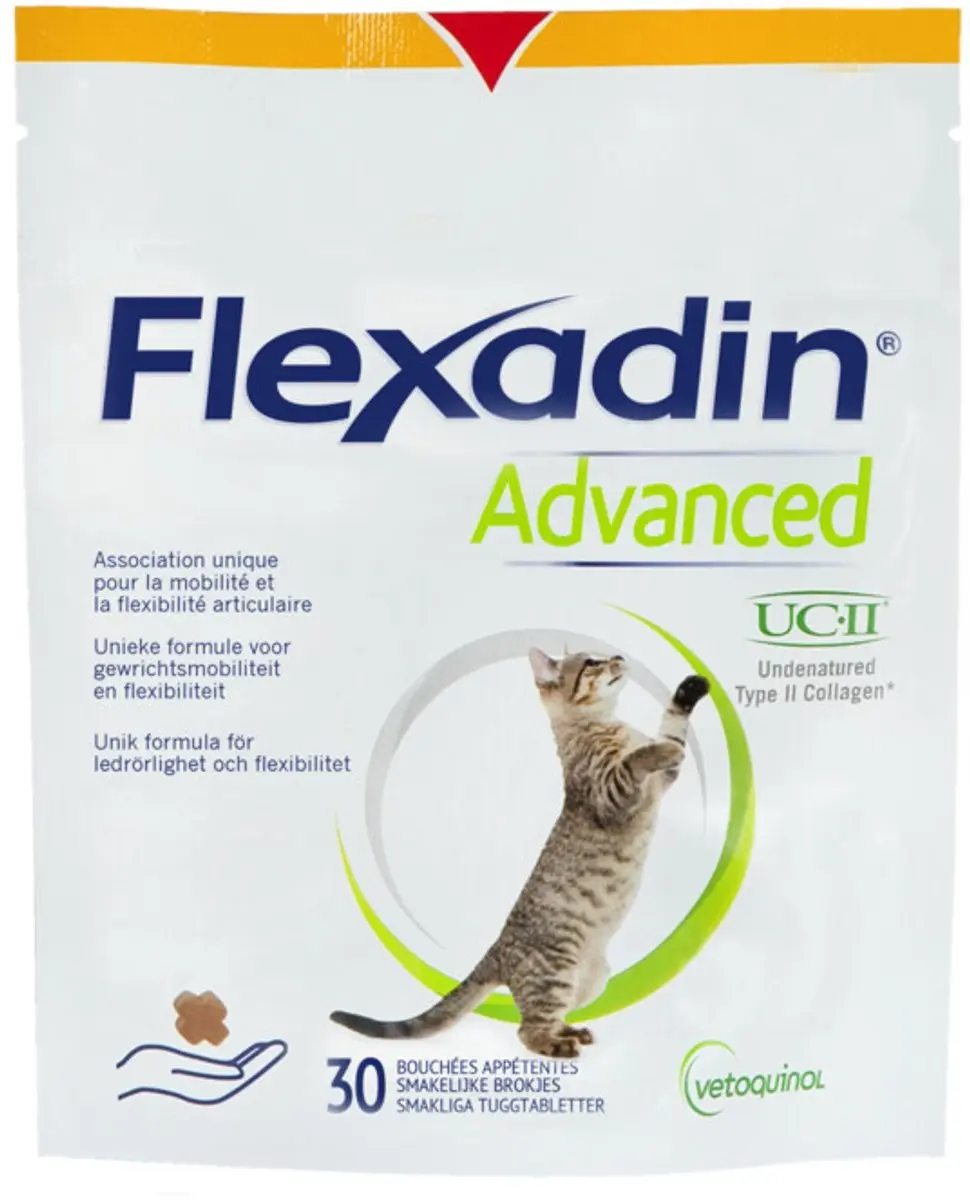 Flexadin Advanced Cat Kauwbrokjes - 30 Stuks