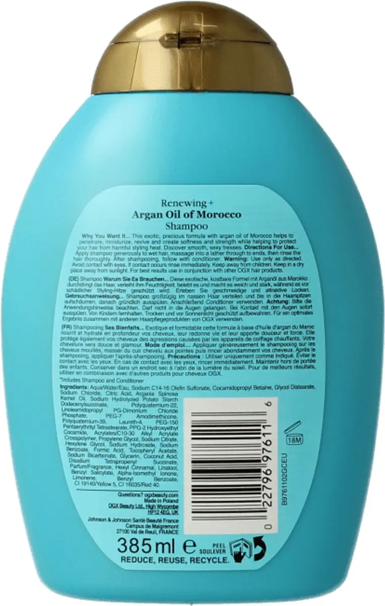 OGX Argan Oil of Morocco Shampoo 385ml